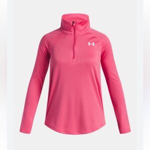 Under Armour Women’s Lightweight Quarter Zip Training Top - Hot Pink